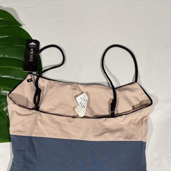 NWT Tavik [‎ Small ] Scarlett Color blocked One-Piece Swimsuit Indigo - Picture 7 of 11